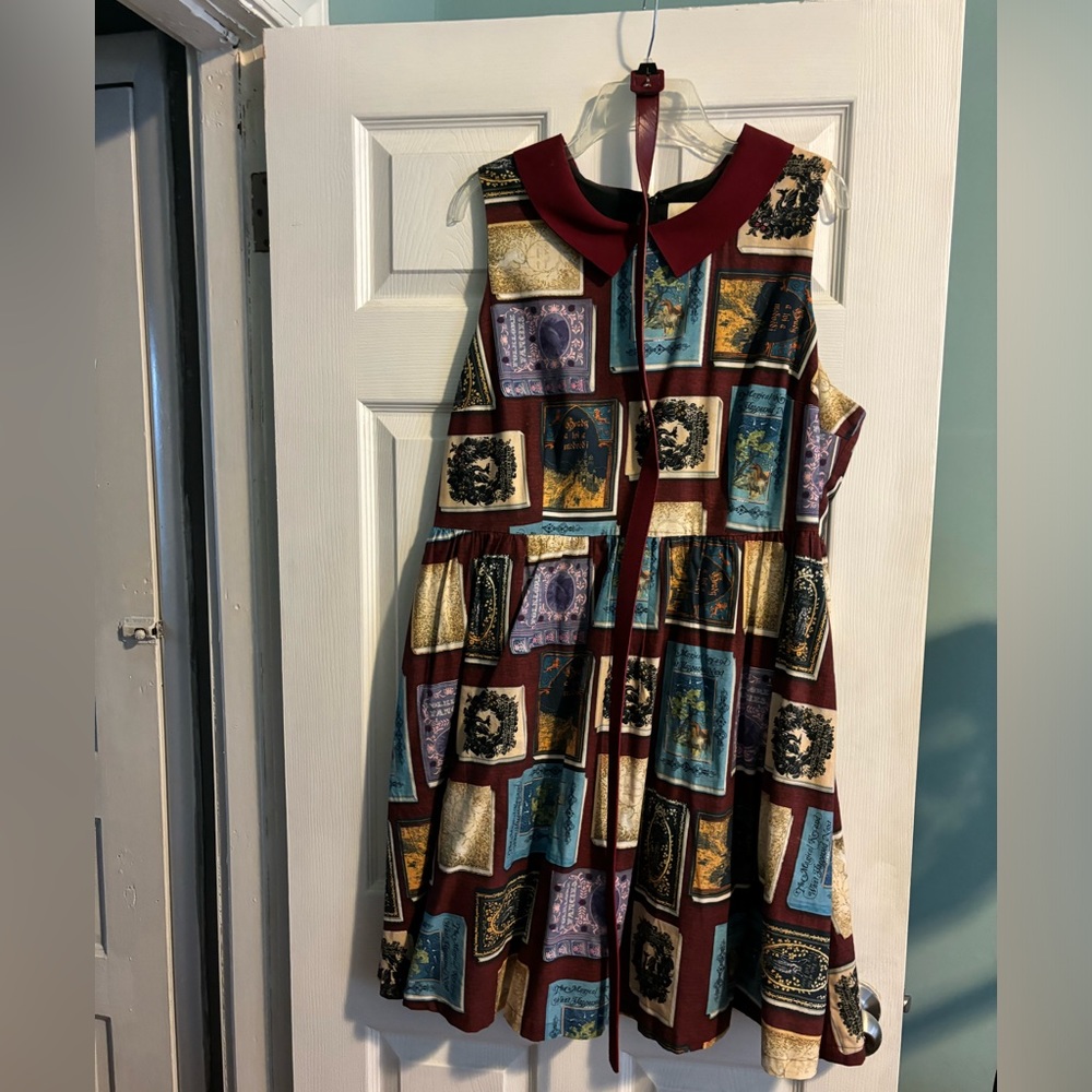 ModCloth Whimsy Without End Dress 1X Maroon